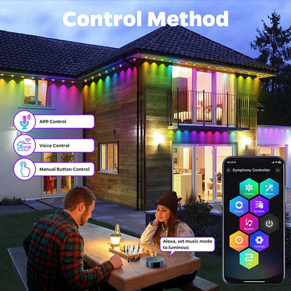 Permanent Outdoor LED String Lights